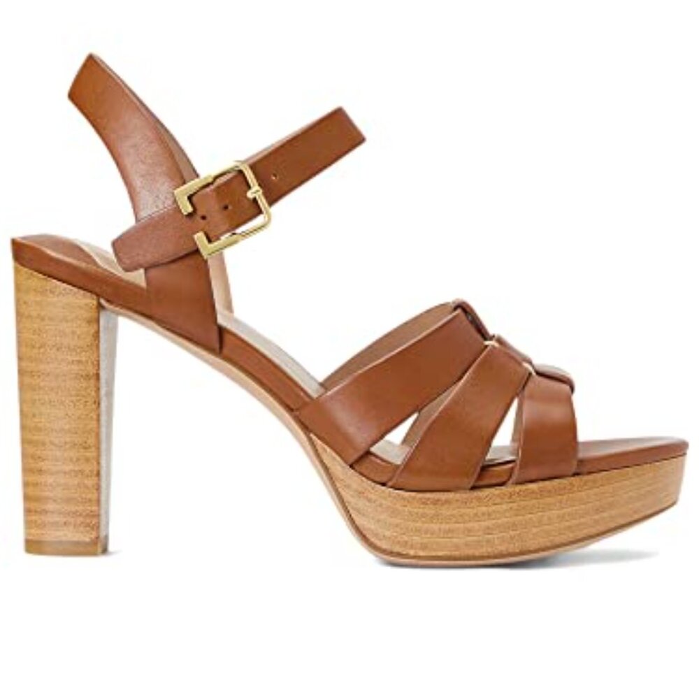 Lauren Ralph Lauren Womens SOFFIA Leather Ankle Strap Pumps - Picture 3 of 4